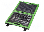 Socket-set | 6-angles,hex key,socket spanner,Torx&reg; | 1/2" | 43pcs.