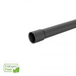 Torustik sisetoodeks, must, sile,  D50mm, 750N, 3m, halogen free