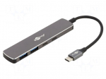 Hub USB | USB A socket x2,USB C socket x2,USB C plug | USB 3.2