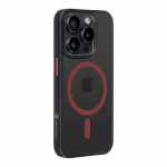 Tactical MagForce Hyperstealth 2.0 Cover for iPhone 15 Pro / black/red