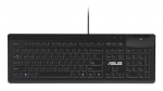 Computer keyboard Asus KEYBOARD KU100 BLACK/EST 90XB05E0-BKB050