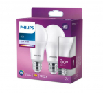 PHILIPS LED 100W A60 E27 Auksti balta 4000K matēta 2 gab spuldze 8720169326378 929002306909