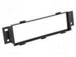 Radio frame | Mercedes,Nissan,Renault | 1 DIN | black