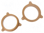 Spacer ring | MDF | 165mm | Renault | impregnated,varnished