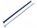 Plastic anchor | with screw | 10x300 | zinc-plated steel | FF1 | 10mm