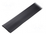Heat shrink sleeve | flexible | 2: 1 | 25.4mm | L: 10m | black