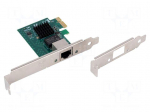 PC extension card: PCIe | PCIe,RJ45 socket | brackets on slot