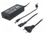 Power supply: switched-mode | 12VDC | 3A | Out: 5,5/2,1 | 36W | 0&divide;40&deg;C