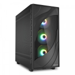 Sharkoon Rebel C80M RGB, tower case (black)