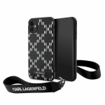 Karl Lagerfeld KLHCN61SAKLMBSK iPhone 11/Xr 6.1" hardcase Monogram Losange Saffiano / black