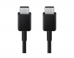 Samsung EP-DX510JBE datu pārraides un uzlādes vads | USB-C uz USB-C | 25W | 1.8m | melns (OEM)