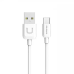 USAMS U-Turn US-SJ099 datu pārraides un uzlādes vads | USB-A uz USB-C | 10W | 1m | balts
