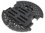 Wheeled chassis | POLOLU Romi | black | 3&divide;6VDC | Mot.qty: 2