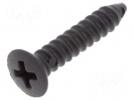 Screw | 10pcs | Audi | OEM: 811864809 | L: 18mm | plastic | black | 3,9x18