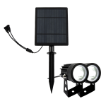 LED valgustus // Valgustid uutest tarnetest // Lampa ogrodowa solarna 2x350lm (2w)/6000k &ndash; ip44