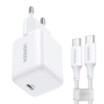 UGREEN 65013 X513 Smartphone Charger AC Fast Charging 30W / white