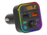 Auto- ja mootorrattatooted, elektroonika, navigatsioon, CB raadio // Auto heli, FM-saatjad // 74-164# Transmiter fm blow bluetooth5+qc3.0 rgb