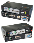 Lindy Ca5 KVM pikenduskomplekt koos KVM-l&uuml;lititega USB-PS/2 VGA kuni 300m - 39378