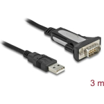 DELOCK USB 2.0 t&uuml;&uuml;pi A adapter 1 x RS-232 DB9 seriaalkaabel 3 m