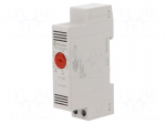 Sensor: thermostat | Contacts: NC | 10A | 250VAC | 7&plusmn;4 K | IP20