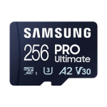 SD MicroSD kaart 256GB Samsung SDXC PRO Ulti. Adapt.(Class10) jaem&uuml;&uuml;k