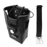 Hard Leather Case Cover Bag Holder for Motorola Walkie Talkie GP3688 GP3188 XIR