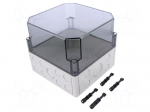 Enclosure: multipurpose | X: 180mm | Y: 182mm | Z: 165mm | TK PS | grey