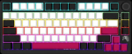 Computer keyboard LORGAR  LORGAR KBP7075W  Wireless 75% Mechanical Gaming Keyboard Pro  Black/red  EN layout