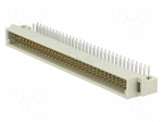 Socket | DIN 41612 | type B | male | PIN: 64 | a+b | THT | angled 90&deg;