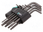 Key set | Torx&reg; | TX08,TX09,TX10,TX15,TX20,TX25,TX27,TX30,TX40
