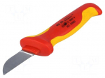 Knife | for electricians,insulated | Kind of blade: straight