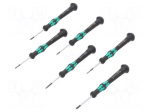 Kit: screwdrivers | Pcs: 6 | precision | Microstix&reg;,Phillips,slot