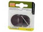 Corundum disk | &Oslash;: 38mm | Thk: 0.7mm | Mat: corundum