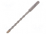 Drill bit | for concrete | &Oslash;: 6.5mm | L: 160mm | metal