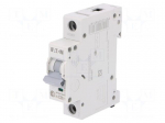 Circuit breaker | 230/400VAC | Inom: 20A | Poles: 1 | DIN | Charact: C