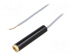 Module: laser | 25mW | red | ellipse | 650nm | 4.5&divide;6VDC | 30&divide;150mA