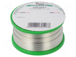 Soldering wire | Sn96,3Ag3,7 | 1mm | 0.25kg | lead free | Package: reel