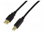 Repeater USB | USB 1.1,USB 2.0 | USB A plug,USB B plug | black
