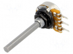 Potentiometer: shaft | single turn | 4.7k&Omega; | &plusmn;20% | 0.25W | linear | 4mm