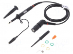 Probe: for oscilloscope | &le;200MHz | Trans: 10: 1,1: 1 | 1.2m