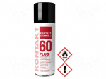 Cleaning agent | KONTAKT 60 PLUS | 200ml | spray | can | red | cleaning