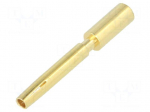 Contact | Size: 1,5mm | female | 2.5mm2 | M12 Power | gold-plated