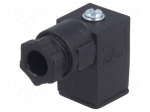 Connector: valve connector | plug | form C | 9.4mm | female | PIN: 4