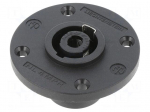 Connector: loudspeaker | plug | male | PIN: 4 | for panel mounting | 25A