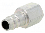 Connector plug | -0.95&divide;10bar | Thread: G 1/4" | Thread: inside