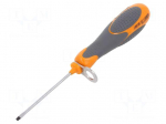 Screwdriver: standard | 2.5x0.4mm | slot | for working at height