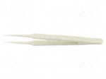 Tweezers | Blade tip shape: sharp | Tweezers len: 115mm | ESD