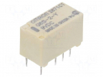 Relay: electromagnetic | DPDT | Ucoil: 9VDC | 2A | 0.5A/125VAC | G6S
