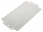 Mounting plate | steel | Plating: zinc