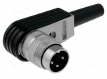 Connector: M16 | plug | male | PIN: 3 | 5A | 300V | C091A | soldering | IP40